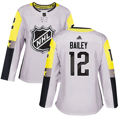 Adidas New York Islanders #12 Josh Bailey Gray 2018 All-Star Metro Division Authentic Women's Stitched Jersey Womens