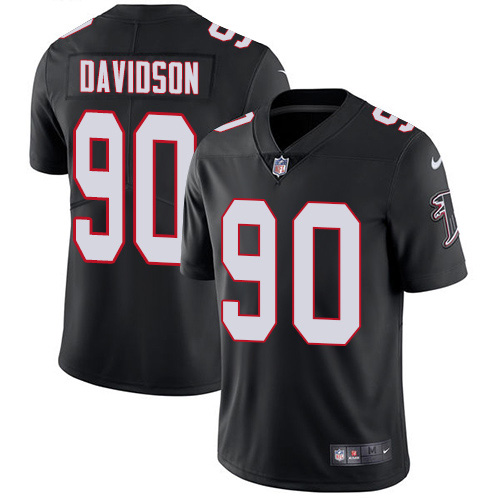 Atlanta Falcons #90 Marlon Davidson Black Alternate Men's Stitched Vapor Untouchable Limited Jersey Men's
