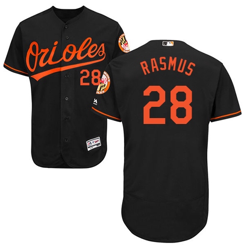 Baltimore Orioles #28 Colby Rasmus Black Flexbase Authentic Collection Stitched Jersey Men's