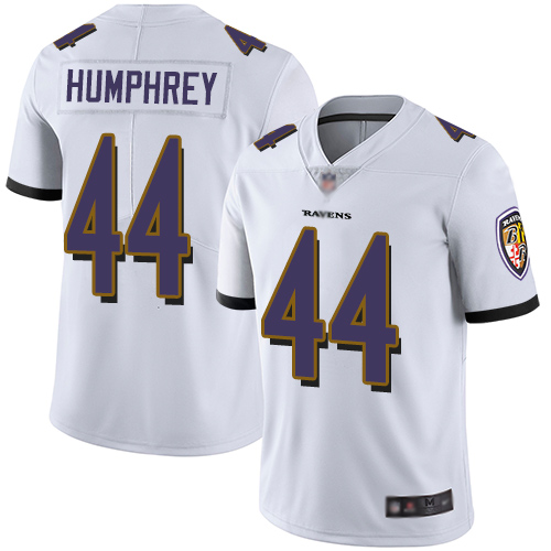 Ravens #44 Marlon Humphrey White Men's Stitched Vapor Untouchable Limited Jersey