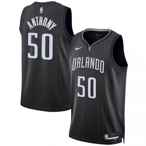 Orlando Orlando Magic #50 Cole Anthony Unisex Black 2022-23 Swingman Jersey - City Edition Mens