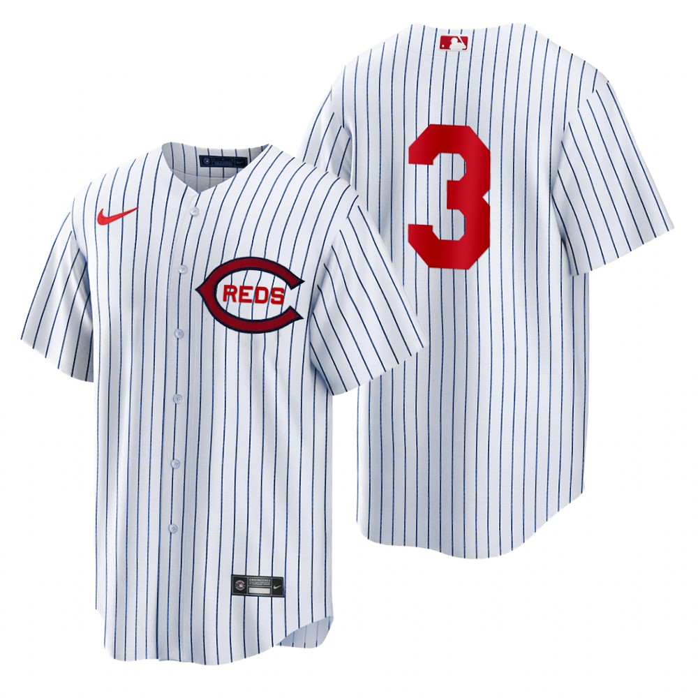 Cincinnati Reds #3 Albert Almora Jr Men's 2022 Field Of Dreams Game Jersey - White