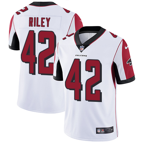Atlanta Falcons #42 Duke Riley White Youth Stitched Vapor Untouchable Limited Jersey Youth