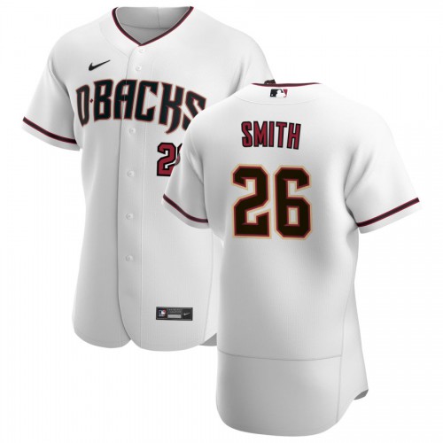 Arizona Arizona Diamondbacks #26 Pavin Smith Men's White Crimson Authentic Home Team Jersey Men's