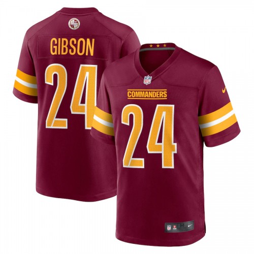 Washington Washington Commanders #24 Antonio Gibson Burgundy Men's Game Jersey Men's