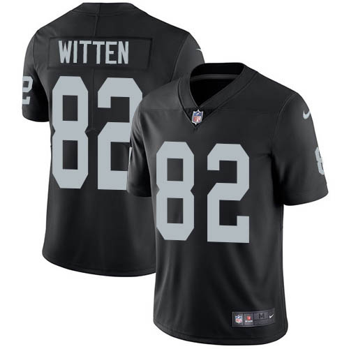 Las Vegas Raiders #82 Jason Witten Black Team Color Youth Stitched Vapor Untouchable Limited Jersey Youth