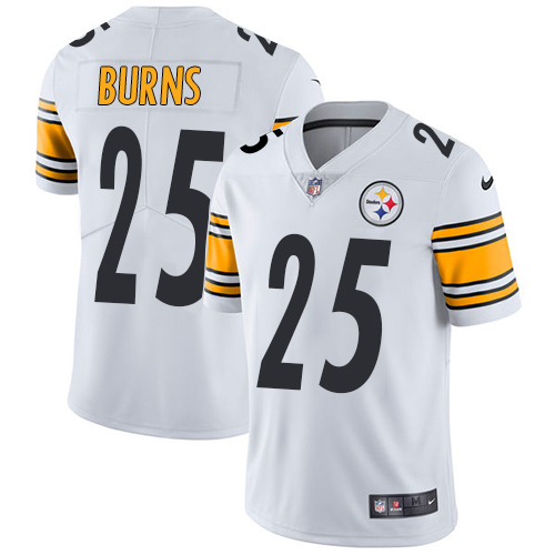 Pittsburgh Steelers #25 Artie Burns White Youth Stitched Vapor Untouchable Limited Jersey Youth