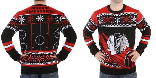 Chicago Blackhawks Men's Ugly Sweater-1