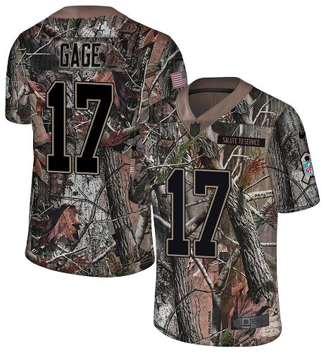 Buccaneers #17 Russell Gage Camo Youth Stitched Limited Rush Realtree Jersey