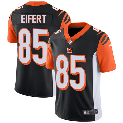 Cincinnati Bengals #85 Tyler Eifert Black Team Color Men's Stitched Vapor Untouchable Limited Jersey Men's