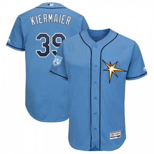 Tampa Bay Rays #39 Kevin Kiermaier Light Blue 2019 Spring Training Flex Base Stitched Jersey Men's