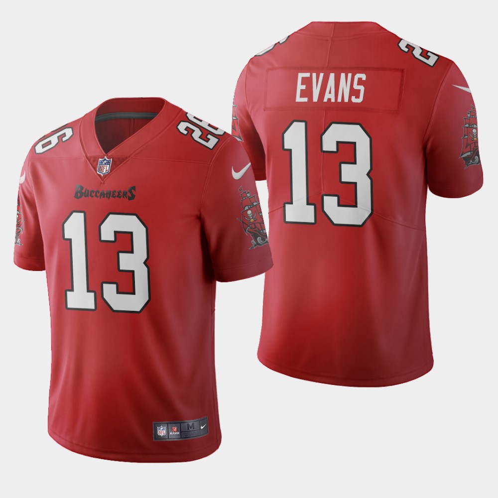 Tampa Bay Buccaneers #13 Mike Evans Red Men's 2020 Vapor Limited Jersey